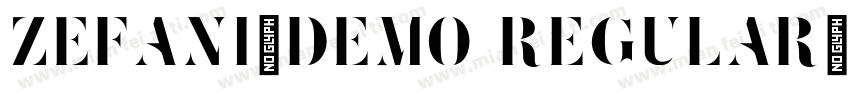 Zefani_Demo Regular字体转换